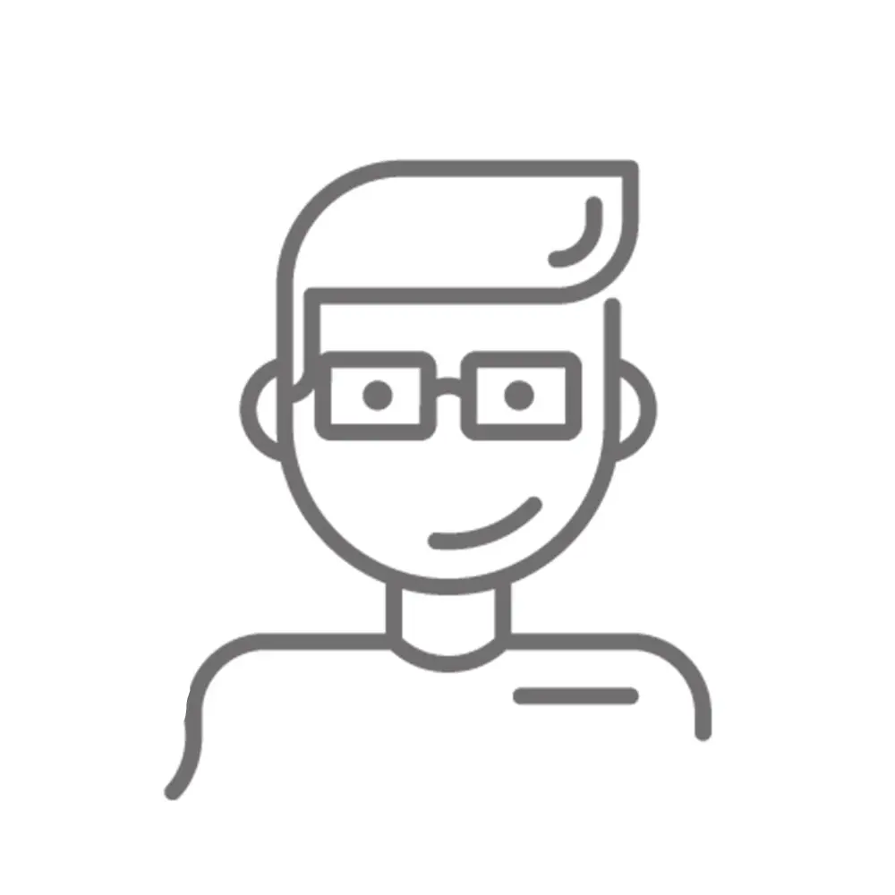 mitarbeiter platzhalter quadrat männlich