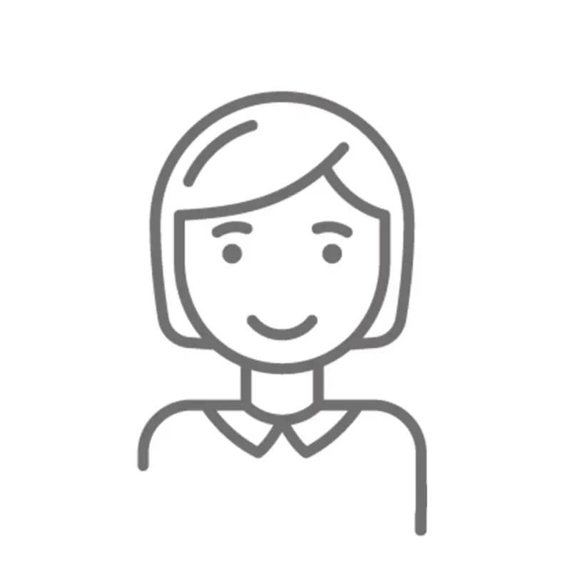 mitarbeiter platzhalter quadrat weiblich